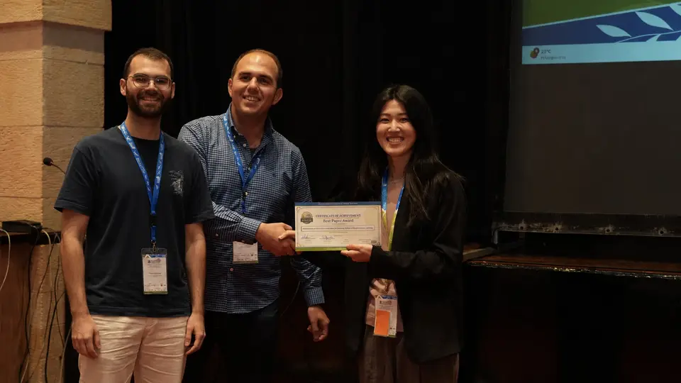 Best Paper Award presentation at ALA 2026